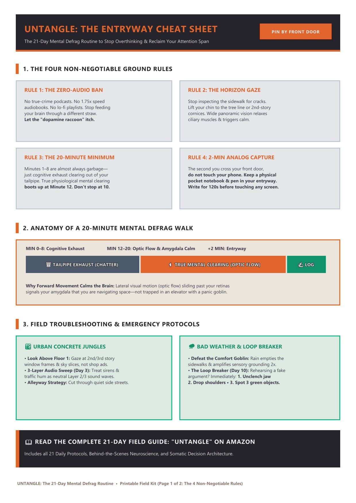 UNTANGLE Printable Cheat Sheet Preview